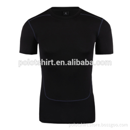 embroidery logo contrast color design cheap price compression wear